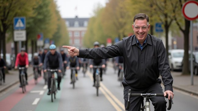 Hermann Meyer auf Rad Hermann Meyer auf dem Fahrrad